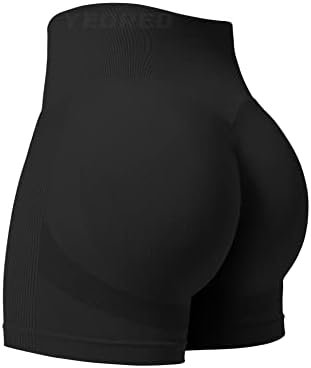 YEOREO Professional Women Workout Shorts 3.6″ Scrunch Shorts Seamless High Waisted Contour Gym Yoga Biker Shorts