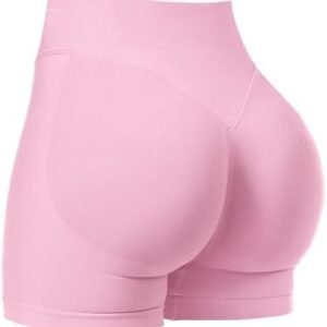 VOYJOY Women Workout Impact Shorts 3.6"/ 4.5"/ 6" Scrunch Butt Lifting Gym Seamless Booty Biker Shorts