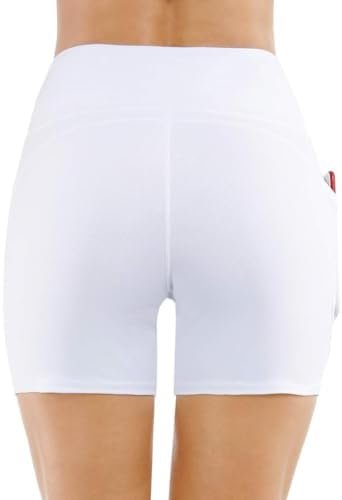 THE GYM PEOPLE Women's High Waist Workout Shorts Breathable Dolphin Split Elastic Lounge Yoga Shorts - Image 5
