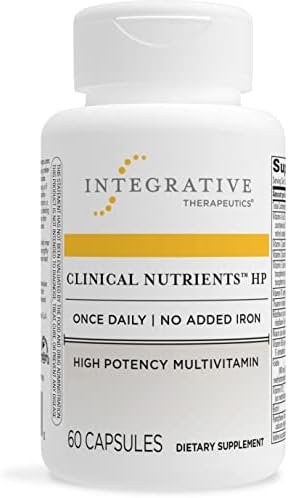Integrative Therapeutics Clinical Nutrients HP – Multivitamin with Vitamin C, Zinc, Biotin & Vitamin B12 – Antioxidant Support Supplement for Men and Women* – Dairy Free – 60 Capsules