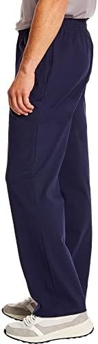 Hanes Essentials Sweatpants, Men’s Cotton Jersey Pants with Pockets, 33” - Image 3