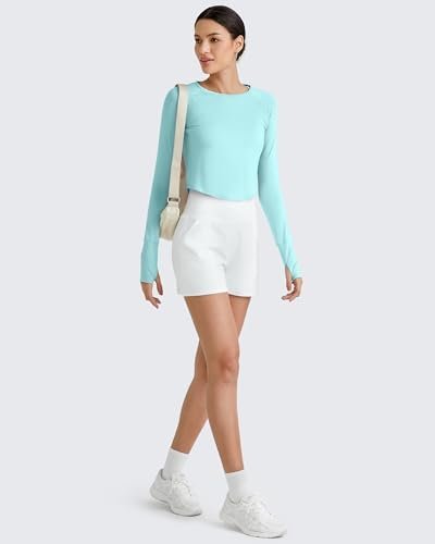 G4Free UPF 50+ Rash Guard for Women Long Sleeve Workout Tops Lightweight Sun Shirts UV Protection Athletic Hiking - Image 6