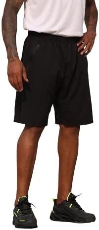 BUYJYA 3 Pack Men's Athletic Running Shorts Gym Basketball Lightweight Casual Short with Zipper Pocket Gift - Image 2