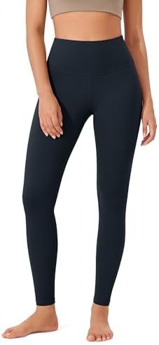 ODODOS ODLEX High Waist 7/8 Length Workout Leggings for Women, 25″/28″ Tummy Control Athletic Running Leggings