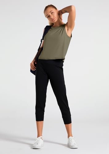 Dragon Fit Women Sleeveless Yoga Tops Workout Cool T-Shirt Running Short Tank Crop Tops - Image 5