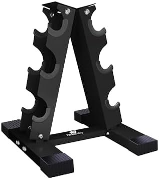 Dumbbells Storage Rack Neoprene Dumbbells Weight Rack – 2.0MM Thickness Weight Organizer Stand for Home Gym – Easy Assembly