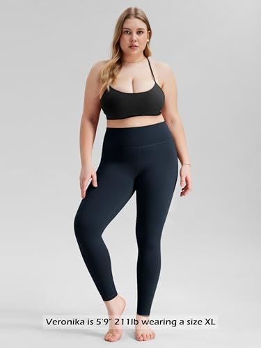 ODODOS ODLEX High Waist 7/8 Length Workout Leggings for Women, 25"/28" Tummy Control Athletic Running Leggings - Image 5