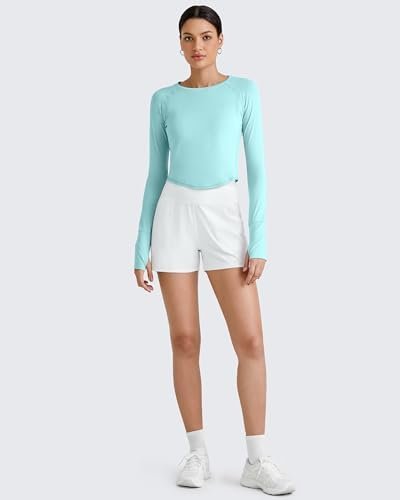 G4Free UPF 50+ Rash Guard for Women Long Sleeve Workout Tops Lightweight Sun Shirts UV Protection Athletic Hiking - Image 5