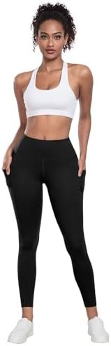 LZYVOO Leggings with Pockets for Women, 6 Packs Soft High Waisted Tummy Control Workout Yoga Pants - Image 3