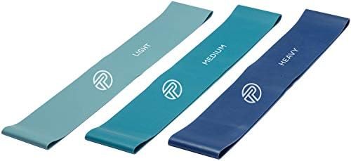 Pro-Tec Athletics Resistance Bands, Light, Medium, Heavy, Strength Training, Resistance Bands, Latex Bands, Toning, Shoulders, Glutes, Core, Upper & Lower Legs, Men & Women, Easy to Use, Working Out