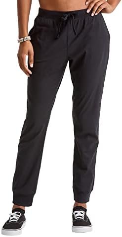 Hanes Women’s Originals Cotton Joggers, 100% Cotton Jersey Sweatpants For Women, 29 Inseam