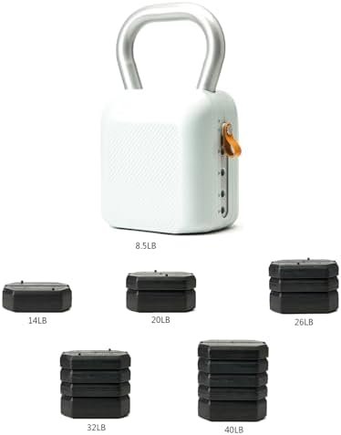 Adjustable Kettlebell Set,Quick Weight Change 8.5-40lb, Kettle Grip,Space-Saving Design for Home Gym Combo, Suitable for Strength Training - Image 2