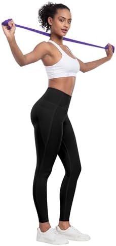 LZYVOO Leggings with Pockets for Women, 6 Packs Soft High Waisted Tummy Control Workout Yoga Pants - Image 4