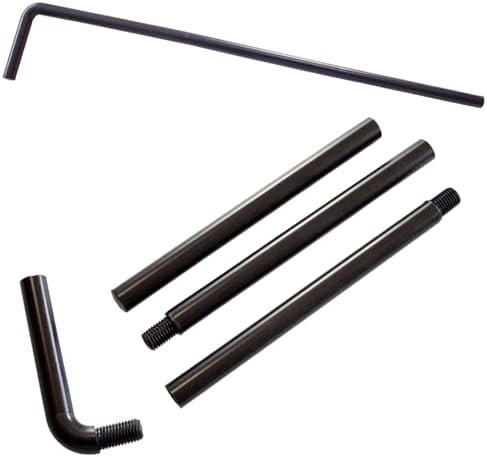 RangeMaster ShoulderWand Therapy Stretching Tool│Collapsible Stretching Bar│Physical Therapy Tool for Recovery and Increasing Motion (Black)