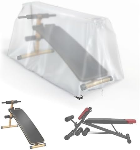 Sit-up Board Cover, Weight Bench Outdoor Waterproof Cover，Suitable for Sit-up Board, Weight Bench, Weight Chair, Fitness Bench , Prevent Pets from Destroying Leather Pads