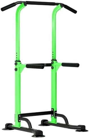 DlandHome Power Tower Pull Up Dip Station Multi-Function Fitness Equipment for Strength Training Adjustable Height Dip Stand for Home Gym - Image 8