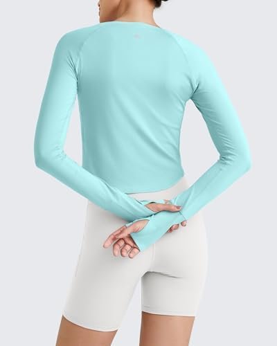 G4Free UPF 50+ Rash Guard for Women Long Sleeve Workout Tops Lightweight Sun Shirts UV Protection Athletic Hiking - Image 3