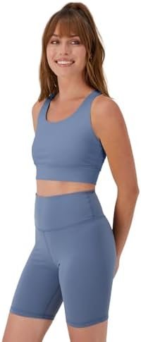 Hanes Sports Bra, Racerback Women, Stretch Pullover Crop Top with Cutout - Image 3