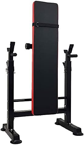 BalanceFrom Adjustable Weight Bench with Squat Rack, Home Gym Strength Workout Station - Image 5