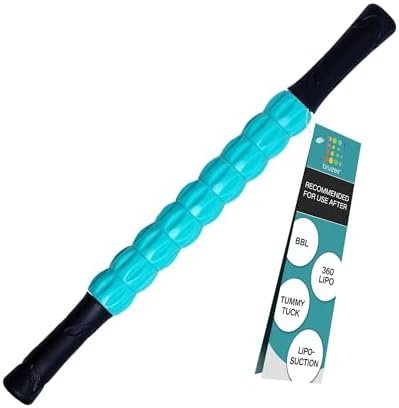 Lymphatic Drainage Massage Roller Stick for Post Liposuction & Fibrosis Treatment, Surgery Recovery 360 Lipo, Tummy Tuck & BBL, Lipo Foam, Compression Garment, Faja Compatible