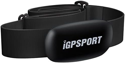 iGPSPORT Heart Rate Monitor Bluetooth & ANT+ for Fitness Training Running Cycling Gym and Compatible with Garmin Polar Wahoo