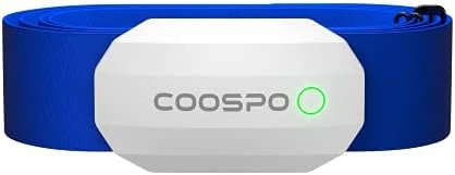 COOSPO Bluetooth Heart Rate Monitor Chest Strap H808S, ANT+ BLE HR Monitor Chest, HRM IP67 Waterproof, Use for Running Cycling Gym and Other Sports