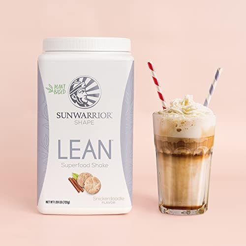 Meal Replacement Shake Vegan Protein Superfood Shake Meal Replacement Organic Protein Supplement | Gluten Free Non-GMO Dairy Free Sugar Free Low Carb Plant Based Protein | Snickerdoodle 20 Servings | Shape Lean by Sunwarrior - Image 7
