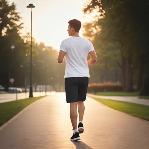 ZONBAILON Mens Drawstring Gym Shorts Deep Pockets 7 Inch Athletic Basketball Shorts Pack - Image 6