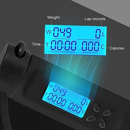 Jump Rope, Digital Weighted Handle Workout Jumping Rope with Calorie Counter for Training Fitness, Adjustable Exercise Speed Skipping Rope for Men, Women, Kids, Girls - Image 3