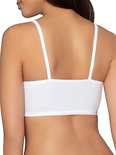 Fruit of the Loom Women's Spaghetti Strap Cotton Sports Bra - All-Day Comfort & Easy Movement - Image 4