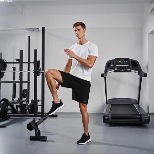 ZONBAILON Mens Drawstring Gym Shorts Deep Pockets 7 Inch Athletic Basketball Shorts Pack - Image 3