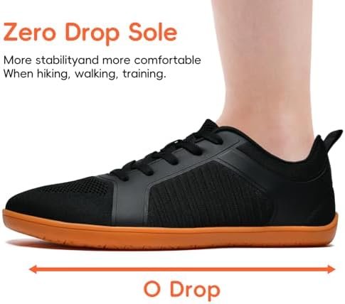 Men's Barefoot Shoes Wide Toe Box Zero Drop Minimalist Trail Running - Image 6