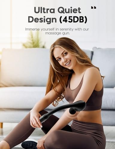 FVZ Massage Gun with Upgraded Extension Handle, 10MM Massage Gun Deep Tissue, Back Massager, Muscles/Neck/Shoulders/Waist/Legs Massager Portable for Pain Relief, 4 Massage Heads & 5 Speed Levels - Image 4