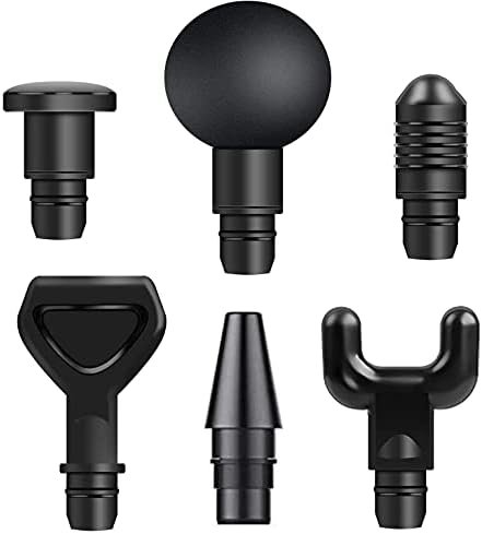 Massage Gun Heads for Hypervolt Go,Replaceable Massager Gun Attachment 6 Different Muscle Massager Heads Deep Tissue Percussion Plug and Play Salon Tools Home Pain Relief New Upgrade Massage Head - Image 7