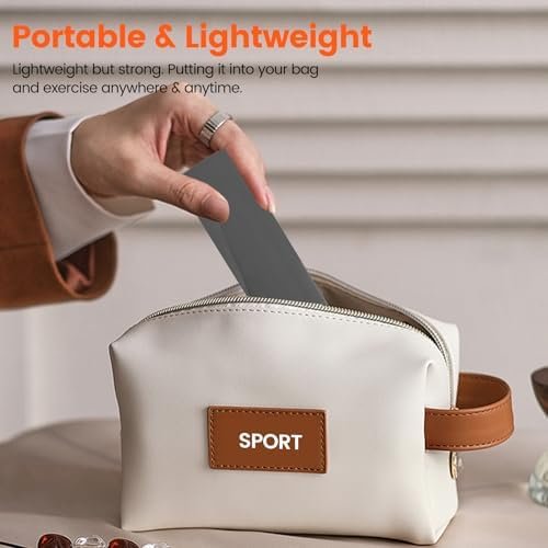 Resistance Bands Set, Exercise Bands for Working Out, Elastic Bands for Home Exercise, Gym, Physical Therapy Bands for Stretch, Recovery, Yoga, Pilates, Rehab, Strength Training - Colorful - Image 6