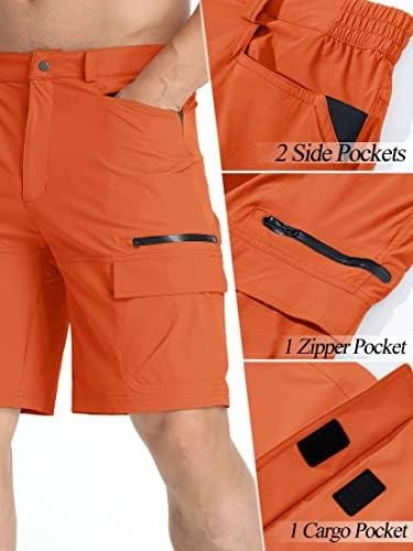 TACVASEN Men's Summer Outdoor Shorts Quick Dry Cargo Casual Work Hiking Shorts (NO Belt) - Image 4