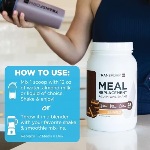 TransformHQ Meal Replacement Shake Powder 28 Servings (Chocolate Peanut Butter) - Gluten Free, Non-GMO - Image 6