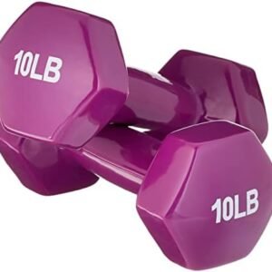 Amazon Basics Vinyl Coated Dumbbell Hand Weights