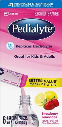 Pedialyte Electrolyte Powder Strawberry Lemonade, 6 Count (Pack of 1) - Image 2