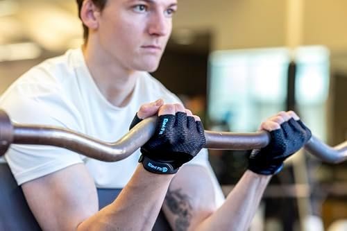 Elevi Fit Workout Gloves for Men & Women, Full Palm Protection Weight Lifting Gloves with Non-Slip Silicone Pads, Lifting Gloves for Gym Training, Exercise, & Cycling with Adjustable Wrist Closure - Image 2