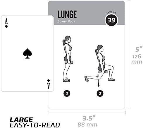 NewMe Fitness Dumbbell Workout Cards, Instructional Fitness Deck for Women & Men, Beginner Fitness Guide to Training Exercises at Home or Gym (Dumbbell, Vol 1) - Image 5