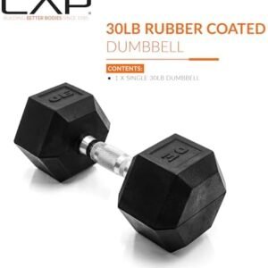 CAP Barbell Coated Hex Dumbbell Weight | Multiple Options