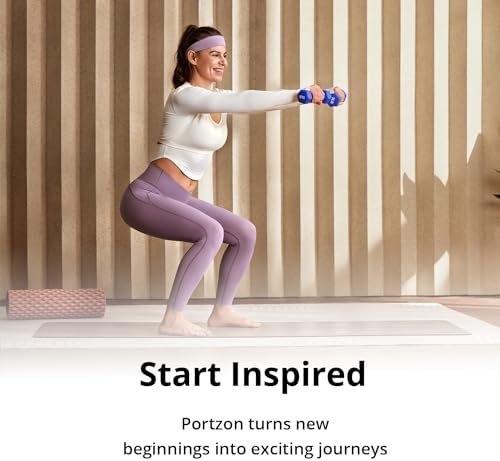 Portzon Weights Dumbbells 10 Colors Options Compatible with Set of 2 Neoprene Dumbbells Set,1-15 LB, Anti-Slip, Anti-roll, Hex Shape - Image 5