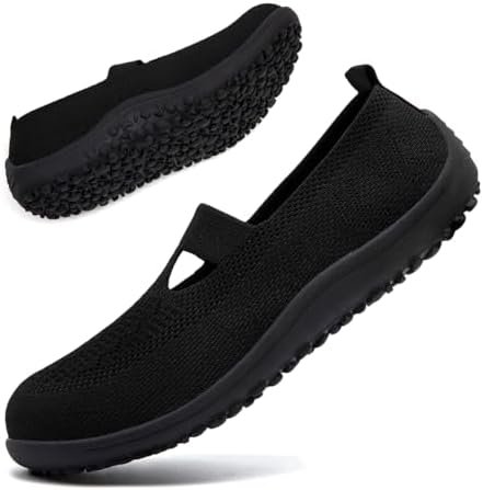 Women’s Barefoot Shoes Slip on Zero Drop Workout Shoes Minimalist Walking Sneakers Lightweight Comfortable Footwear Athletic Sports Gym