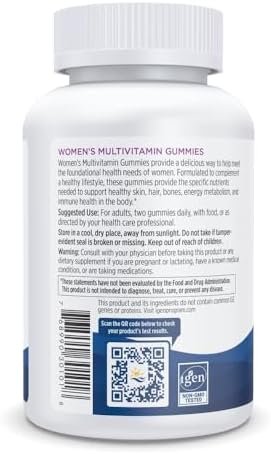 Nordic Naturals Women's Multivitamin Gummies, Mixed Berry - 60 Gummies - Support for Healthy Skin, Hair, Bones, Energy & Immunity - Non-GMO, Vegetarian - 30 Servings - Image 3