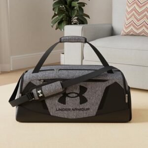 Under Armour Unisex-Adult Undeniable 5.0 Duffle , Pitch Gray Medium Heather (012)/Black , Medium