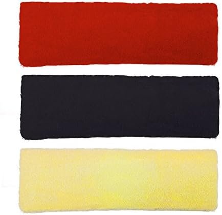 INNOLIFE 15 PCS Ultra Thin Sweatband for Women, Yoga Headbands, Soft Cotton Sweatbands Fabric Headbands for Indoor Outdoor Yoga Exercise Fitness - Image 5