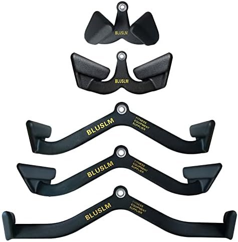 LAT Pull Down Bar for Cable Machine, LAT Pulldown Attachments T Bar V Bar Cable Attachment, Back Tricep Bar Strength Training Handle