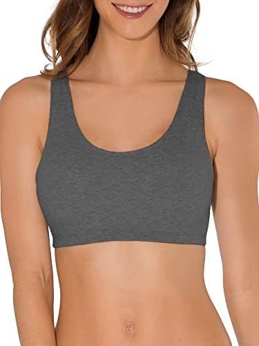 Fruit of the Loom Cotton Tank Bra for Women - Ultimate Comfort & Breathable Fit - Fashion Packs - Image 4