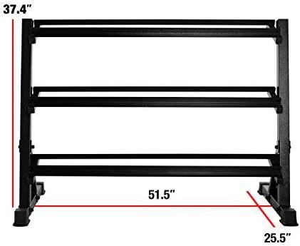 CAP Barbell Dumbbell Rack | 5-50lb or 5-75lb Dumbbell Storage | Multiple Options - Image 2